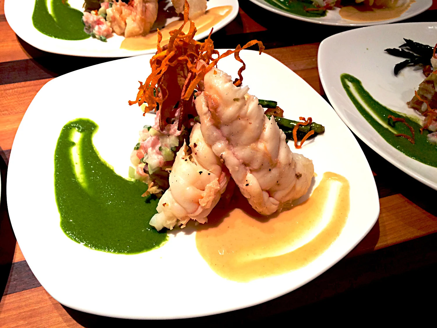 A plated lobster dish from Jenn Marr’s food gallery